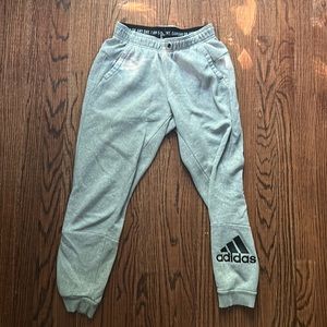 Adidas Gray Gameday Sweatpants Joggers missing drawstring